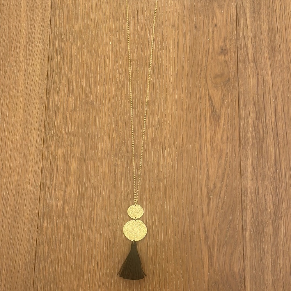 Gorjana tassel necklace